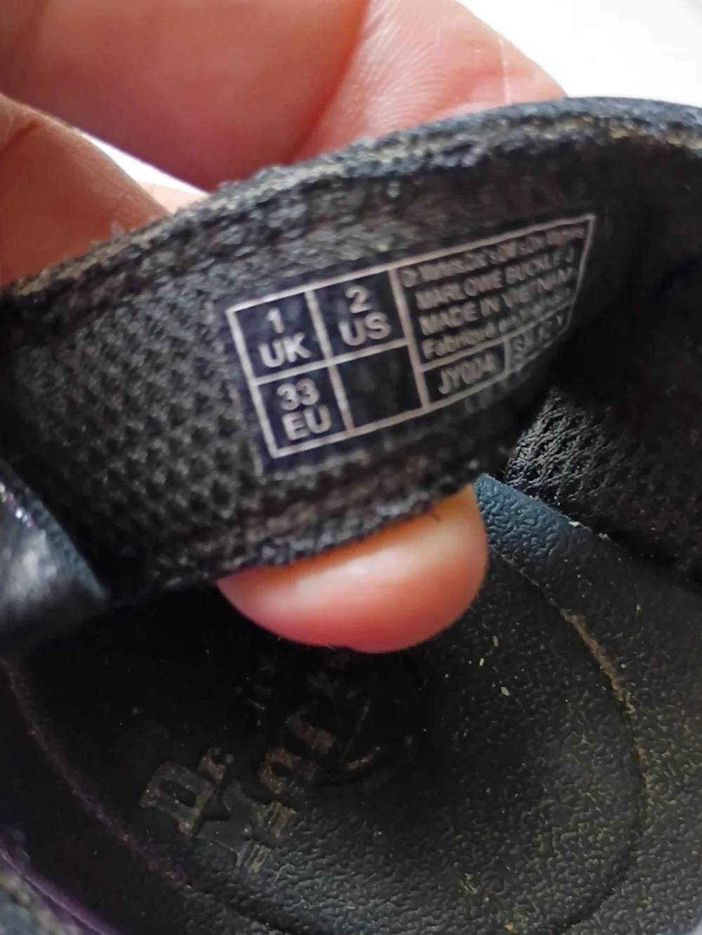 Dr. Martens Sandals Black Rubber Sole with Branded Tread Kids